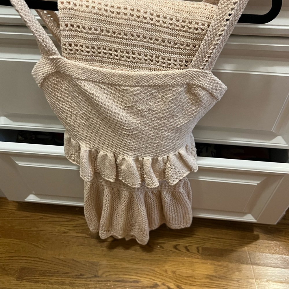 A.L.C. Cream Crochet Midi Skirt & Top SET! - Picture 7 of 7